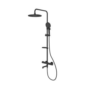 Душевая стойка Milardo Ideal Spa ILSBLTHM06 черный матовый
