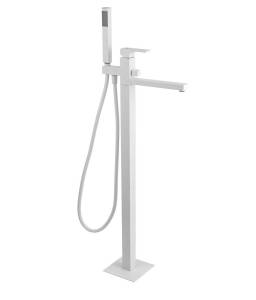 Смеситель для ванны Remer Absolute AU08BO белый матовый, напольный