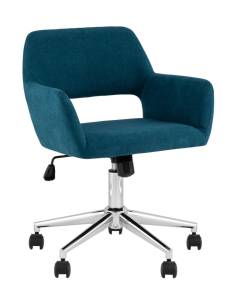Кресло компьютерное Stool Group Ross ROSS CHROME 50-12 синий