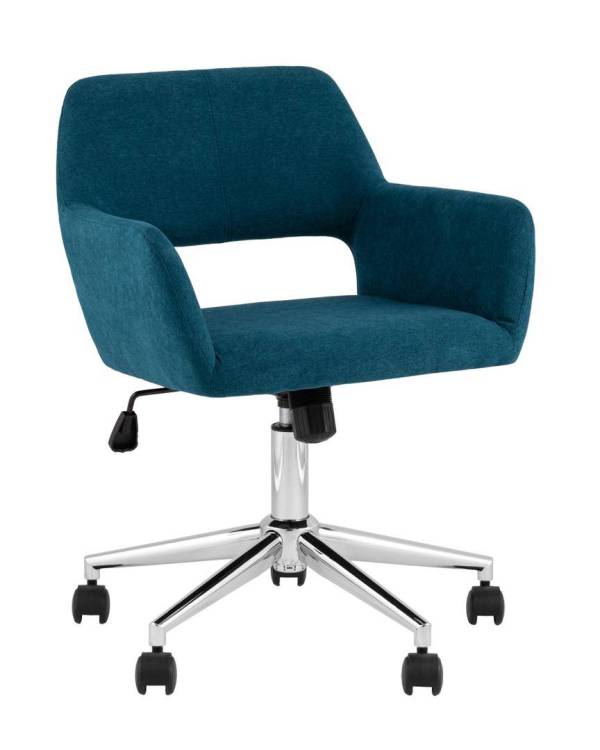 Кресло компьютерное Stool Group Ross ROSS CHROME 50-12 синий