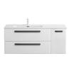 Тумба под раковину Cezares ECO-CER-N-1200-2C-1A-SO-BL-L Bianco Lucido, 120x45.7x50