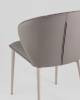 Набор из 2 стульев Stool Group Deia DC1151 S301-05 gr.l X2 серая экокожа серые ножки фото 7