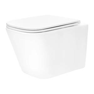 Унитаз подвесной Tece Spring 9700996 S безободковый, с крышкой-сиденьем микролифт