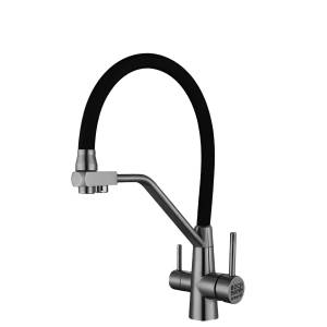 Смеситель для кухни Boch Mann Else BM10428 GR под фильтр, серый