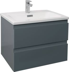 Тумба с раковиной Jacob Delafon Madeleine 60 серый матовый