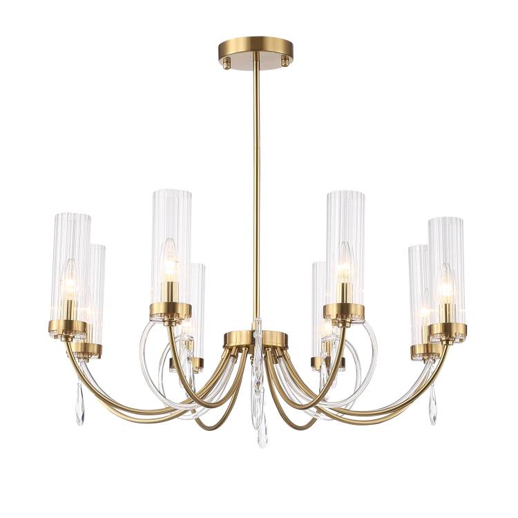 Хрустальная люстра на штанге ST Luce Иллюмиа SL1400.303.08