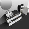 Тумба с раковиной Black&White U907.1200 белый, 120x50x52.5 фото 4