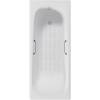 Чугунная ванна Delice Continental DLR230613R-AS 170x70, с антискользящим покрытием, с отверстиями под ручки, без ножек