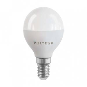 Лампа светодиодная диммируемая Voltega E14 5W 2700K матовая VG-G45E14cct-WIFI-5W 2428