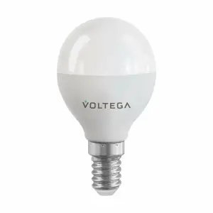 Лампа светодиодная диммируемая Voltega E14 5W 2700K матовая VG-G45E14cct-WIFI-5W 2428