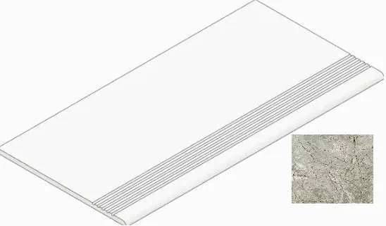 Ступень Kerranova Iceberg K-2003/LR/st01 Grey 294х1200x10