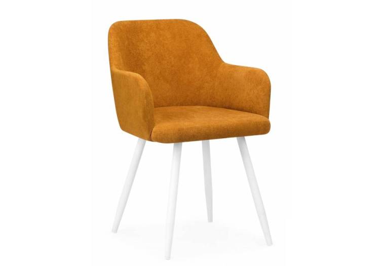 Стул на металлокаркасе Notta Инфини 631722 терракота (ocean 015) / белый