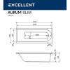 Акриловая ванна Excellent Aurum Slim WAEX.AUR17WHS 170x70 фото 3