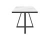 Стол Дик DikLine DKF120 00-00074481 onyx bianco, подстолье черное, опоры черные 120(180)x80x77 фото 4