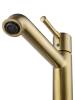 Смеситель для раковины Wonzon & Woghand WW-88019073-BG высокий, брашированное золото фото 3