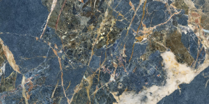 Керамогранит Ape ceramica Icaro A039575 Blue Marble Pol Rect 60x120