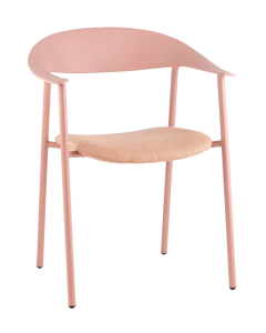 Стул Stool Group Eila PC018-C pink с подушкой, розовый