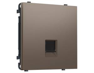 Комплект механизма компьютерной розетки Ambrella Volt Sigma MS642010 темная бронза матовый