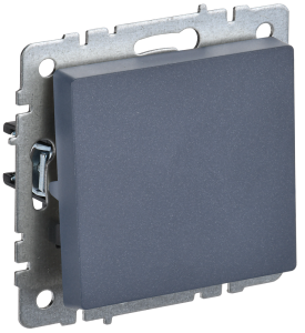 Выключатель 1-клавишный IEK Brite BR-V10-0-10-K35 маренго