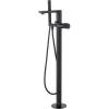 Смеситель для ванны Allen Brau Liberty 5.33012-31 напольный, с внутренней частью, черный матовый