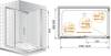 Душевой уголок Cezares Premier Soft W AH1 140/90 C Cr IV фото 7