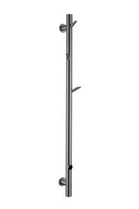 Полотенцесушитель электрический Boheme Oak 724-50-GM Gun Metal, 158x24