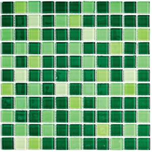 Мозаика Bonaparte Jump Green №1 dark (2.5x2.5) 30x30x4