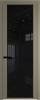 Межкомнатная дверь Profil Doors 2 AGP цвет профиля Шампань, стекло безопасное 6 мм черный триплекс 800x2000