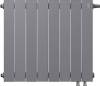 Радиатор биметаллический Royal Thermo Piano Forte 500 VDR silver satin, 8 секций, серебристый фото 2