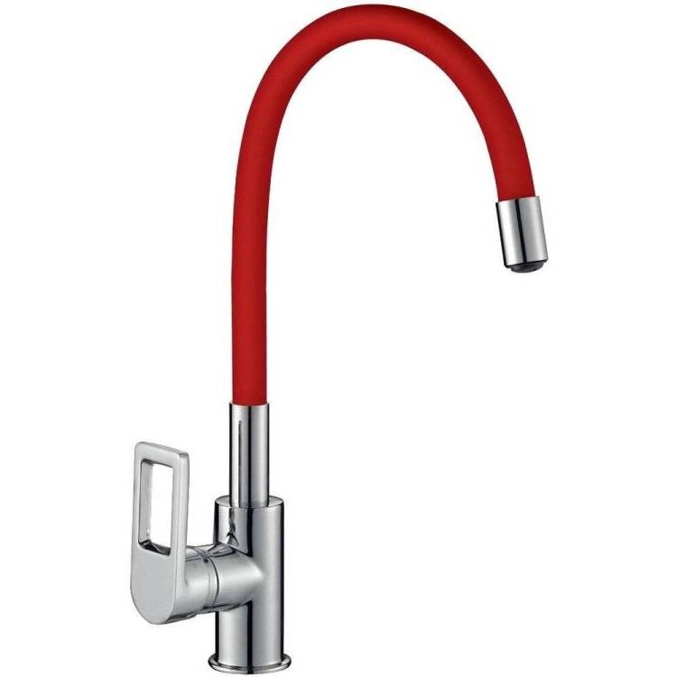 Смеситель для кухни Rossinka Z Z35-35U-Red с гибким изливом