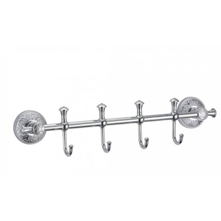 Планка с крючками (4 крючка) Savol 58а S-005874А хром