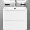Тумба под раковину Belbagno Albano ALBANO-600-2C-SO-BL 60x45x50 Bianco Lucido подвесная с двумя выкатными ящиками