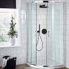 Душевой комплект Paini Cox 78PZSET26911THSH на 2 потребителя, черный брашированный фото 2