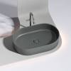 Раковина Ceramica Nova Element CN6048MDH темный антрацит матовый, 60.8x38.5 фото 3