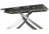 Стол Woodville Estebio 593890 kl-99 итальянская керамика белый мрамор матовый/серый металлик 160(240)x90x76 фото 6