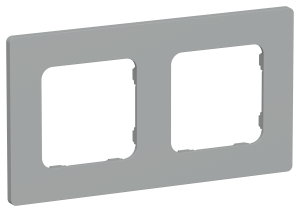 Рамка 2-постовая IEK Flite FI-M22-32-20-K03 серый