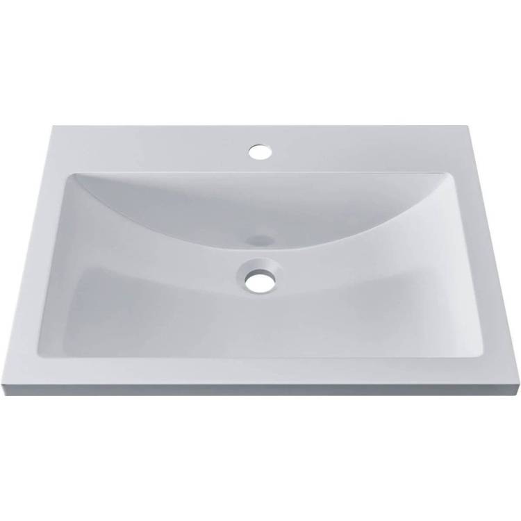 Раковина Uperwood Self 4538341000 60 см, белая глянцевая