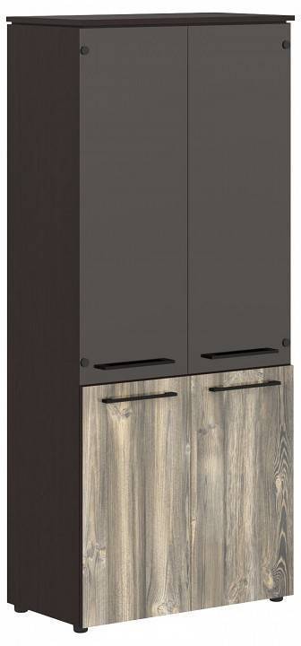 Шкаф-витрина Skyland MORRIS 00-07087692, MHC 85.2 Дуб Базель/Венге Магия