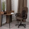 Кресло компьютерное Tetchair Parma (22) 25035 коричневый, велюр, ткань фото 13