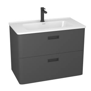 Тумба под раковину Veneciana Tuscany 80 58065 графит матовый