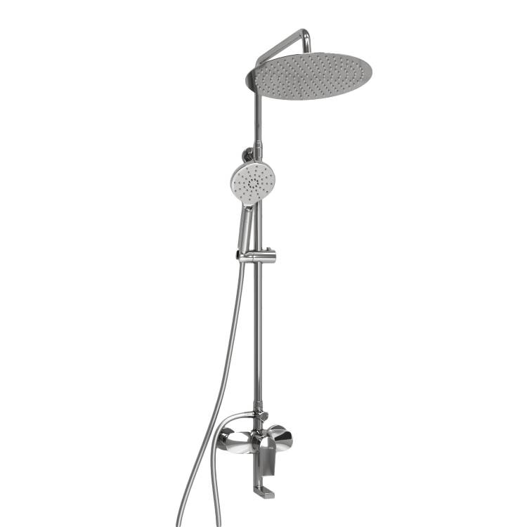 Душевой комплект Wasserkraft A166.116.127.087.CH хром, со смесителем