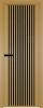 Межкомнатная дверь Profil Doors 3 AGP цвет профиля Золото, стекло безопасное 6 мм черный триплекс 700x2000