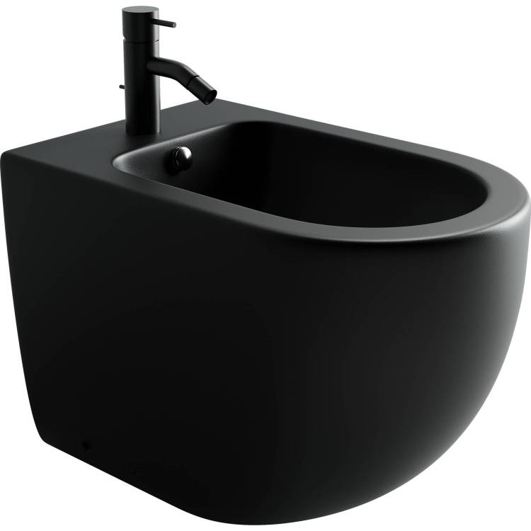 Биде напольное Ceramica Nova Metropol CN4005MB черное матовое