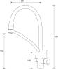 Смеситель для кухни Paulmark Siegen Si213111-331 с гибким изливом фото 3