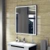 Зеркало Teymi Helmi Black Edition T20304IR с подсветкой, сенсор на взмах, 70x80 фото 6