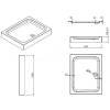 Душевой уголок Esbano ESR-8022 ESUGR8022 80x100x200 хром фото 11