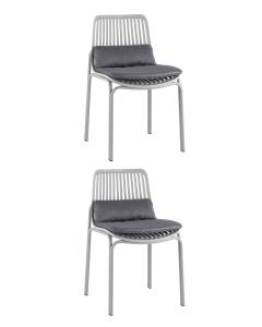 Стул с подушкой Stool Group Louran D-012S grey X2 Серый 2 шт.