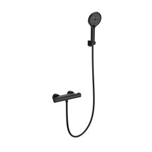 Смеситель для душа Wonzon & Woghand WW-B2003-A-MB термостатический, черный матовый