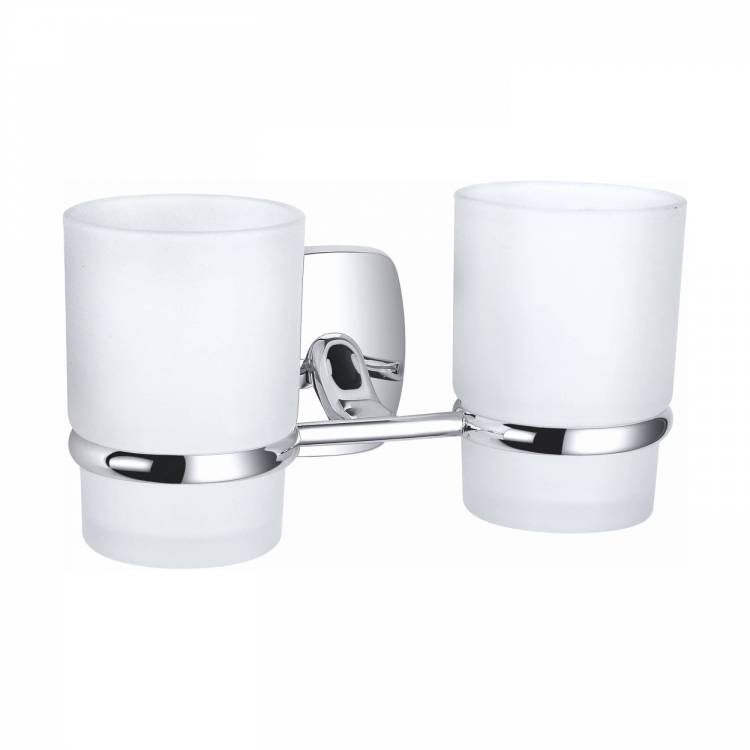 Два стакана Wonzon & Woghand WW-1801 с держателем, хром