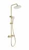 Душевая стойка Wonzon & Woghand WW-B3031-A-BG с термостатом, золото